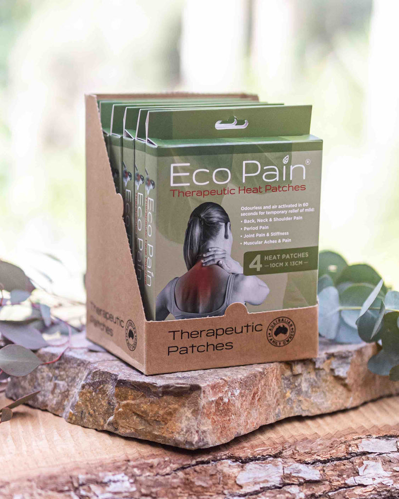 Charcoal Heat Patches - Air Activated 6 Boxes (24 Patches)
