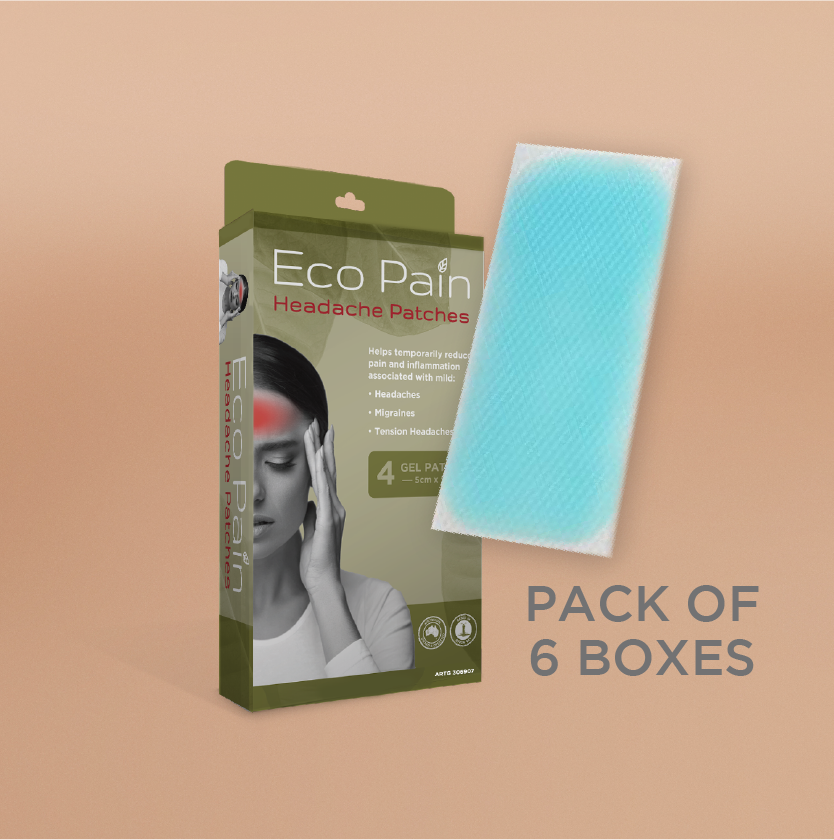 Headache Patches 6 Boxes (24 Patches)