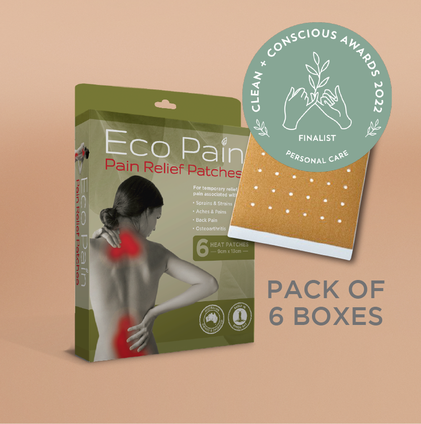 The ORIGINAL Pain Relief Heat Patches 6 Boxes (36 Patches)